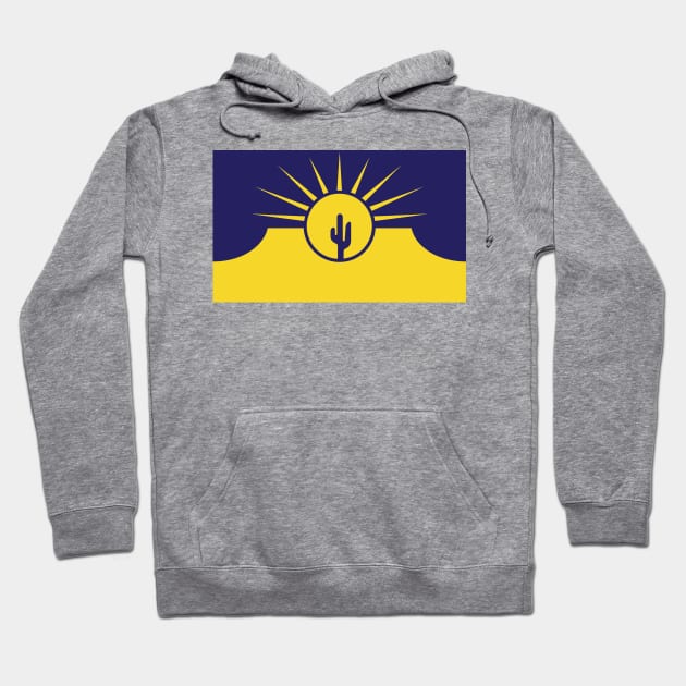 Flag of Mesa, Arizona Hoodie by brigadeiro